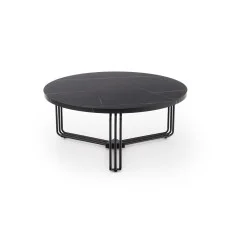 ANTICA COFFEE TABLE, TOP - BLACK MARBLE, FRAME - BLACK